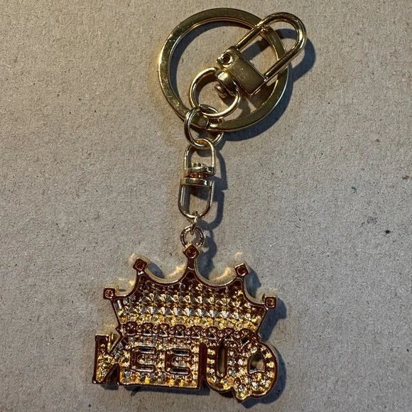 Gold Queen Bag Charm/Keychain - Picture 2 of 2